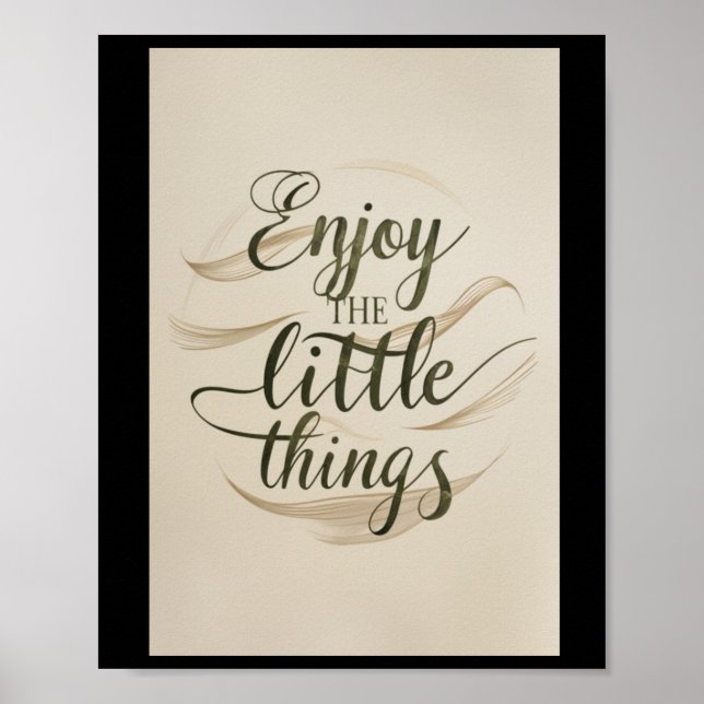 Affiche 007 Profitez de petites choses Sticker (Devant)