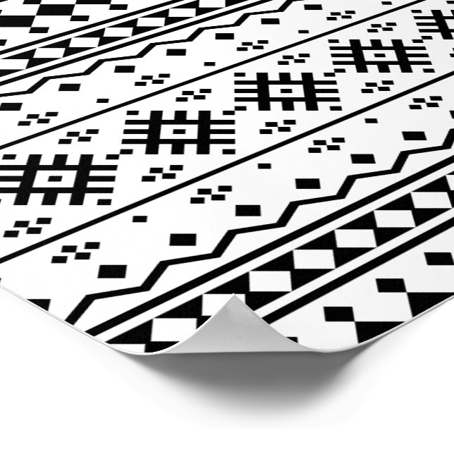 Affiche 01012020 Motif ethnique tribal-01 (Coin)