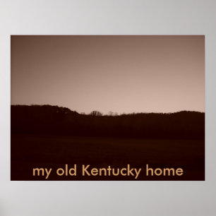 Affiche 057, my old Kentucky home