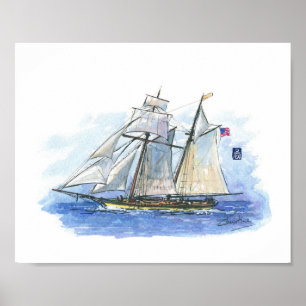 Affiche 076 - US Clipper Tall Ship