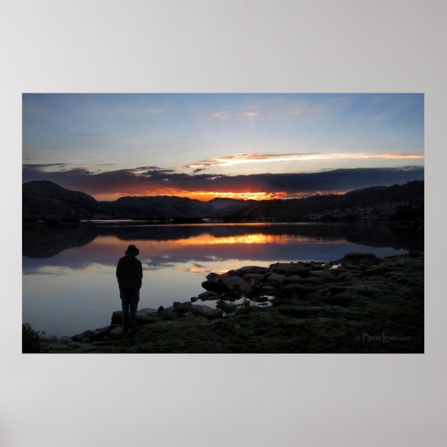 Affiche 1000 Island Lake Sunrise - Ansel Adams Wilderness (Devant)