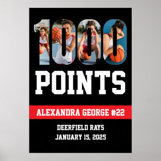 Affiche 1000 Points Basket-ball