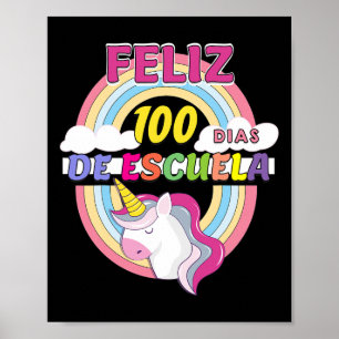 Affiche 100 Dias De Escuela 100 Jours D'École