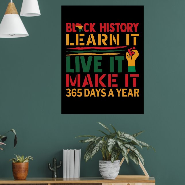 Affiche 100 jours d'apprentissage de l'histoire de (Salon 1)