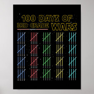 Affiche 100 Jours De 3E Année De Guerre 100E Jour D'École