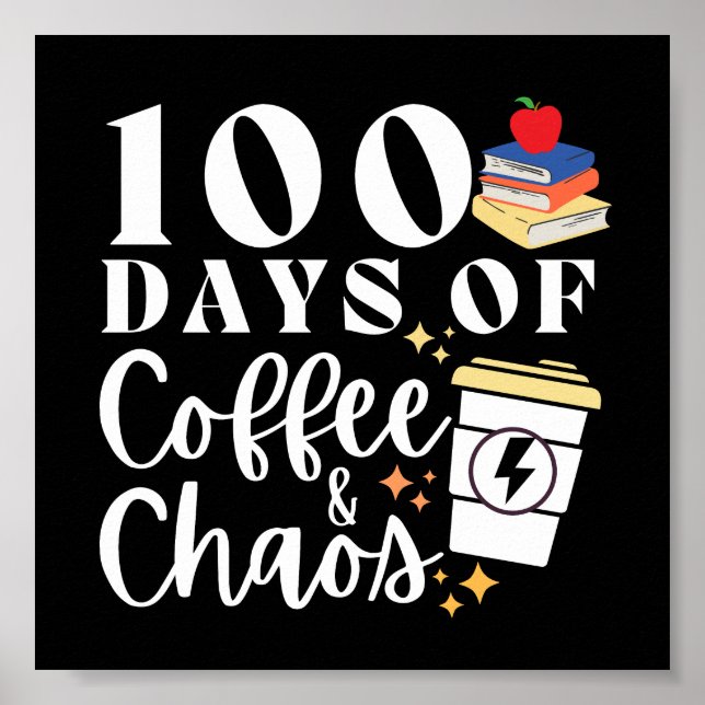 Affiche 100 Jours De Café Et Chaos (Devant)