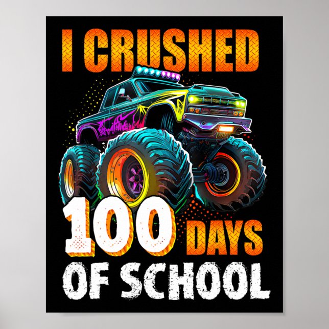 Affiche 100 Jours De Camion Monster 100E Jour De Scho (Devant)