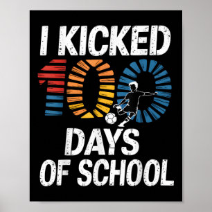 Affiche 100 Jours De Chemise D'École Enfants 100E Jour O