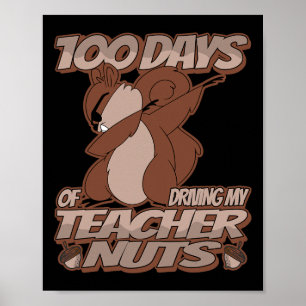 Affiche 100 Jours De Conduite De Mon Enseignant Nuts - Dab