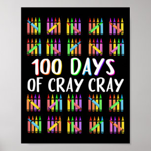 Affiche 100 Jours De Cray Crayons Joyeux 100 Jours D'École