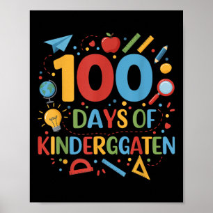 Affiche 100 Jours De Maternelle 100E Jours De