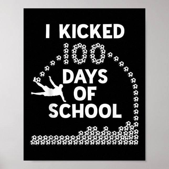 Affiche 100 Jours De Soccer Enfants 100E Jour De (Devant)