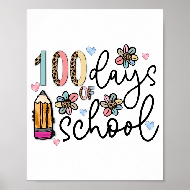 Affiche 100 jours de sublimation scolaire (Devant)