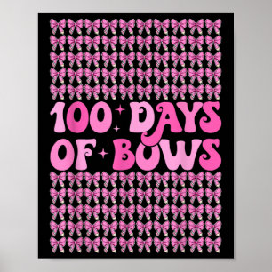 Affiche 100 Jours De Vaches Coquette 100E Jour De Bow D'Éc