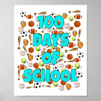Affiche 100 jours d'école