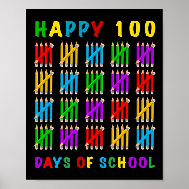 Affiche 100 Jours D'École (Devant)