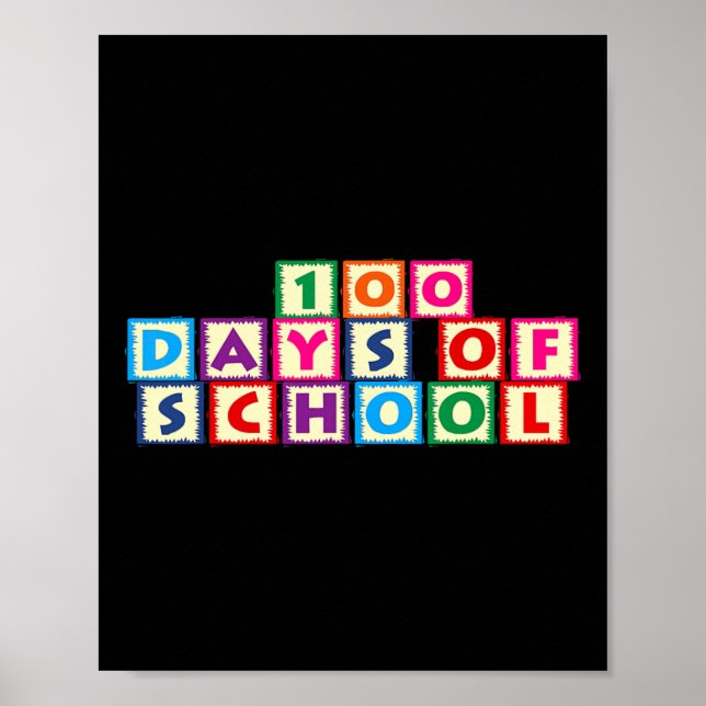 Affiche 100 jours d'école  (Devant)