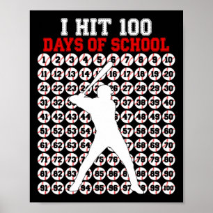 Affiche 100 jours d'école Bysebyll 100e jour d'école Bo