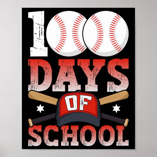 Affiche 100 jours d'école Bysebyll 100e jour pour l'élève  (Devant)