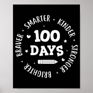Affiche 100 Jours D'école Enseignant 100ème Jour D'école S