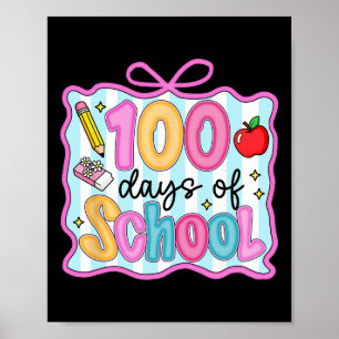 Affiche 100 jours d'école Préparatoire Coquette Arc 100ème