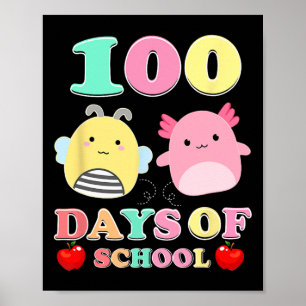 Affiche 100 Jours D'École Squish Soft Toy Enfants Enseigna