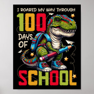 Affiche 100 Jours D'École Trex 100 Jours Plus Smarter 100E