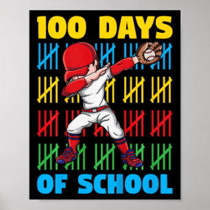 Affiche 100 Jours D'Écoles Garçons 100E Jour D'École