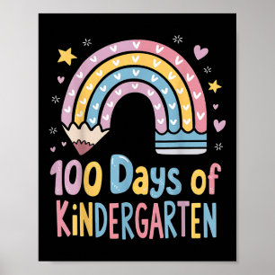 Affiche 100 Jours D'Enfants, Chemises Filles 100E Jour