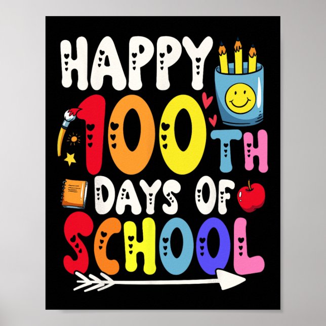 Affiche 100 Jours D'Enseignant Et D'Étudiant 1 (Devant)