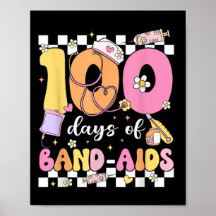 Affiche 100 Jours D'Infirmière De L'École De Sida 100E Jou