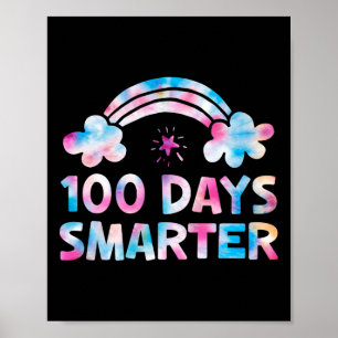 Affiche 100 Jours Enfants Smarter Garçons Filles 100e Jour