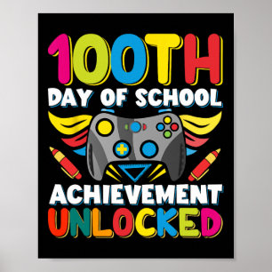 Affiche 100 Jours Enseignant Joueur Garçons Costume Enfant
