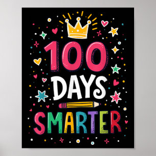 Affiche 100 Jours Enseignant Smarter 100e Jour D'Enfants S