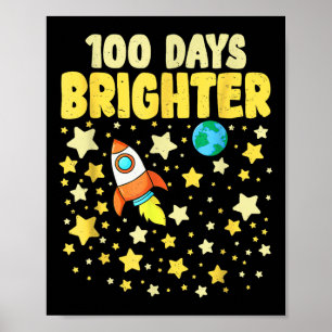 Affiche 100 Jours Plus Brighton 100E Jour D'Astronaute Sco
