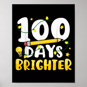 Affiche 100 Jours Plus Brighton 100E Jour De L'École 100 J