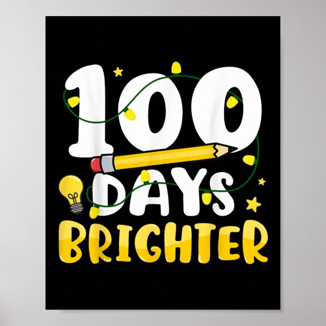 Affiche 100 Jours Plus Brighton 100E Jour De L'École 100 J (Devant)