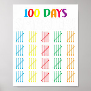 Affiche 100 jours plus intelligent