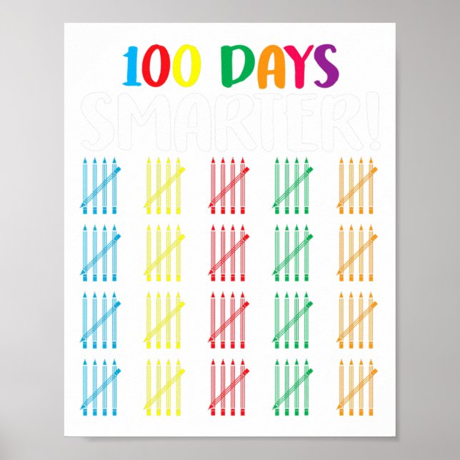 Affiche 100 jours plus intelligent (Devant)