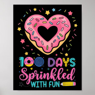 Affiche 100 Jours Saupoudrés De Cupcake Fun 100E Jour De S
