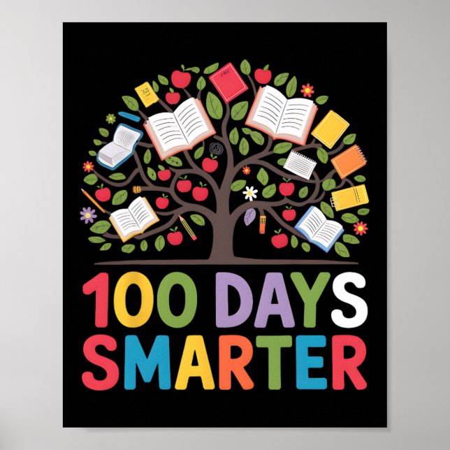 Affiche 100 Jours Smarter - Arbre Créatif Et Inspirant De (Devant)