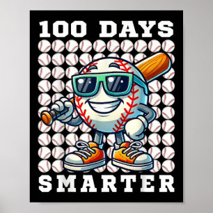 Affiche 100 Jours Smarter Baseball Bat 100 Jours D'École