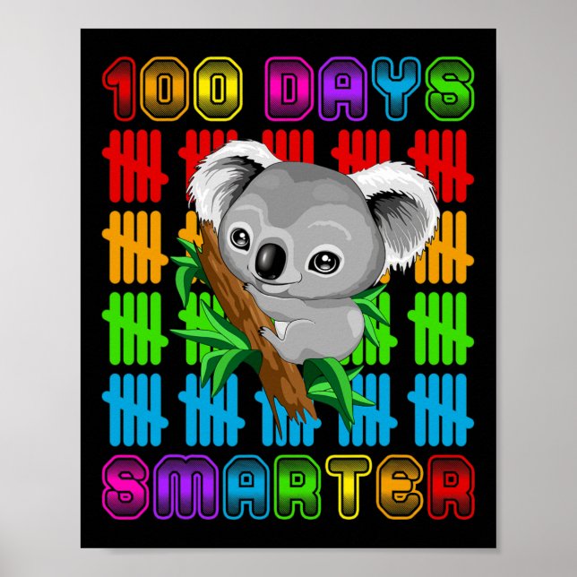 Affiche 100 Jours Smarter Koala Les amoureux de l'ours Joy (Devant)