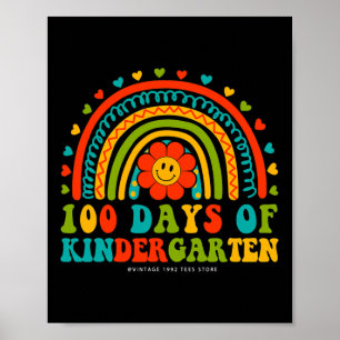 Affiche 100 Jours super De Maternelle Enseignants Enfants
