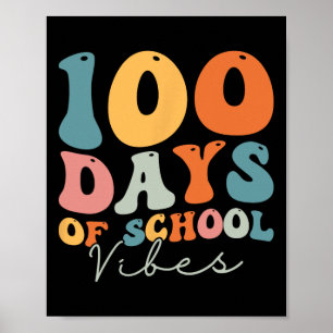 Affiche 100 Jours super De Vibes Scolaires Enseignant Fill