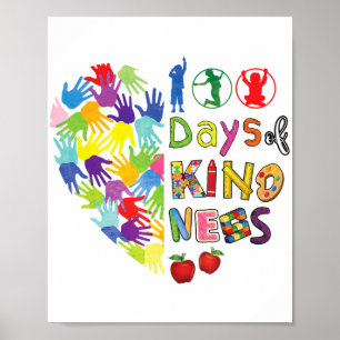 Affiche 100e Jour de l'école 100 Jours de consolation