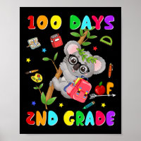 100e Jour De L'École 2e Année Koala Joyeux 100 Jou