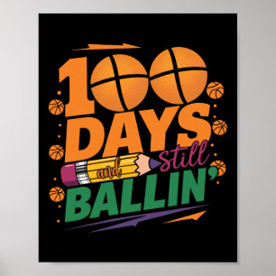 Affiche 100E Jour De L'École Sketll Enfants 100 Jours De L