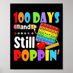Affiche 100ème Jour De L'École 100 Jours Et Toujours Poppi