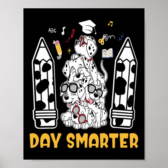 Affiche 101 Jours D'École Chien Dalmatien 100 Jours De Gen (Devant)